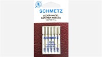 Symaskine-nåle læder ass.str. Schmetz 5 stk.